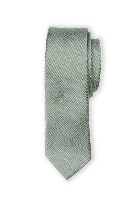 Simon Skinny Groomsman Necktie in Sage ...